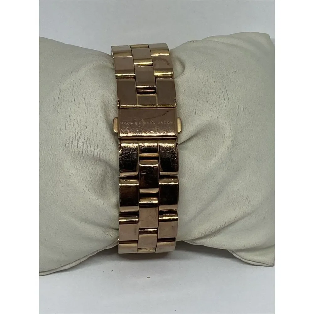 Marc Jacobs MBM3207 Women's Gold Stainless Steel Analog Dial Qartz Watch KS582